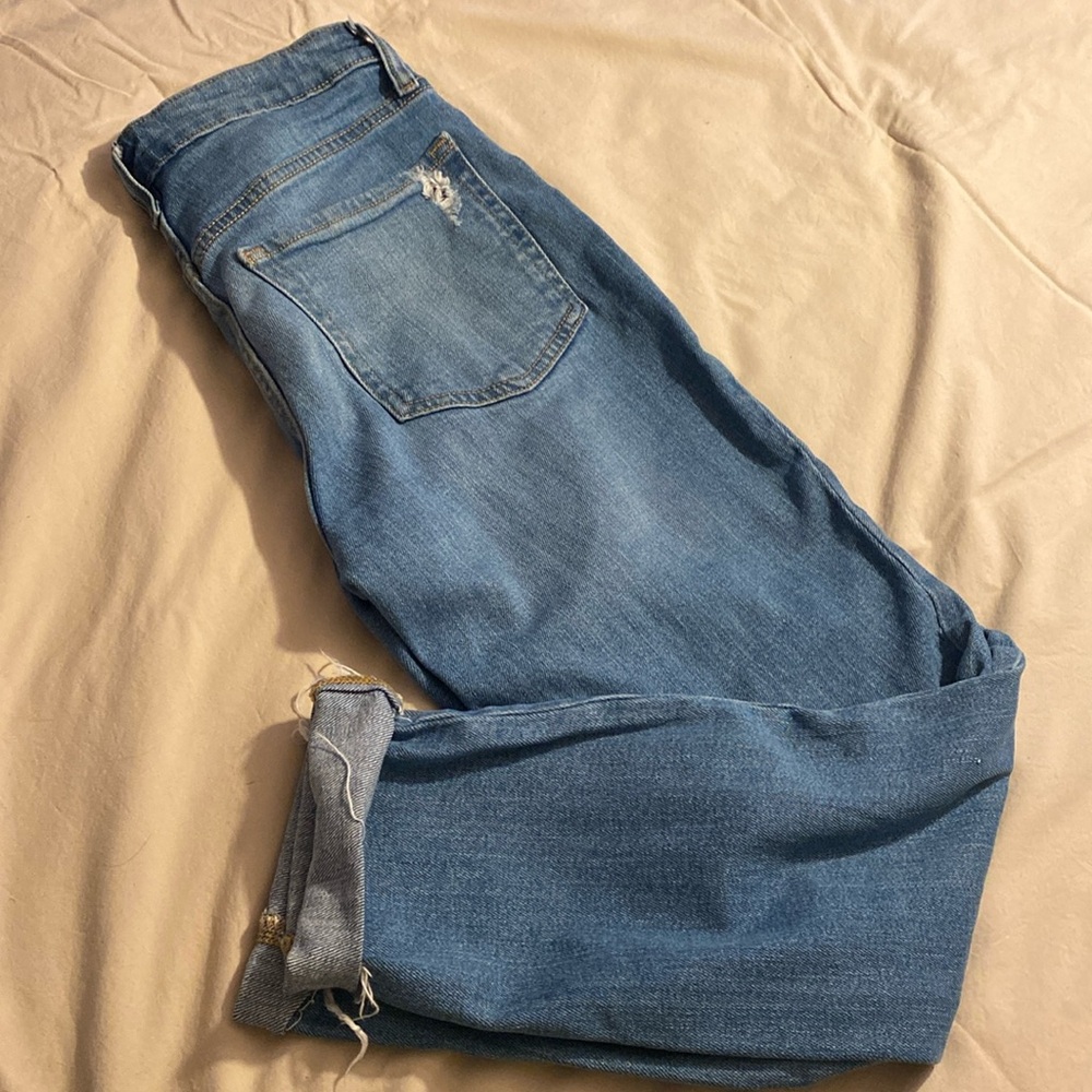 Old Navy OG Straight High-Rise Distressed Jeans